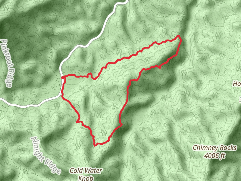 Lead Cove Trail, Bote Mountain Trail and Finley Cane Trail Loop