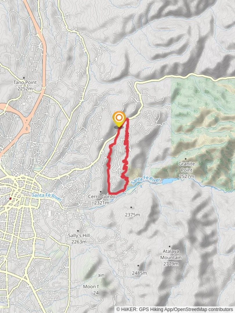 An image depicting the trail Canada Ancha and South Summit Loop Trail and its surrounding area.