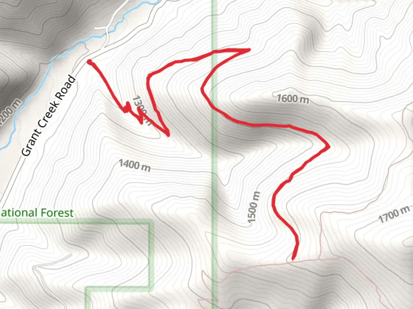 An image depicting the trail Ravine and its surrounding area.