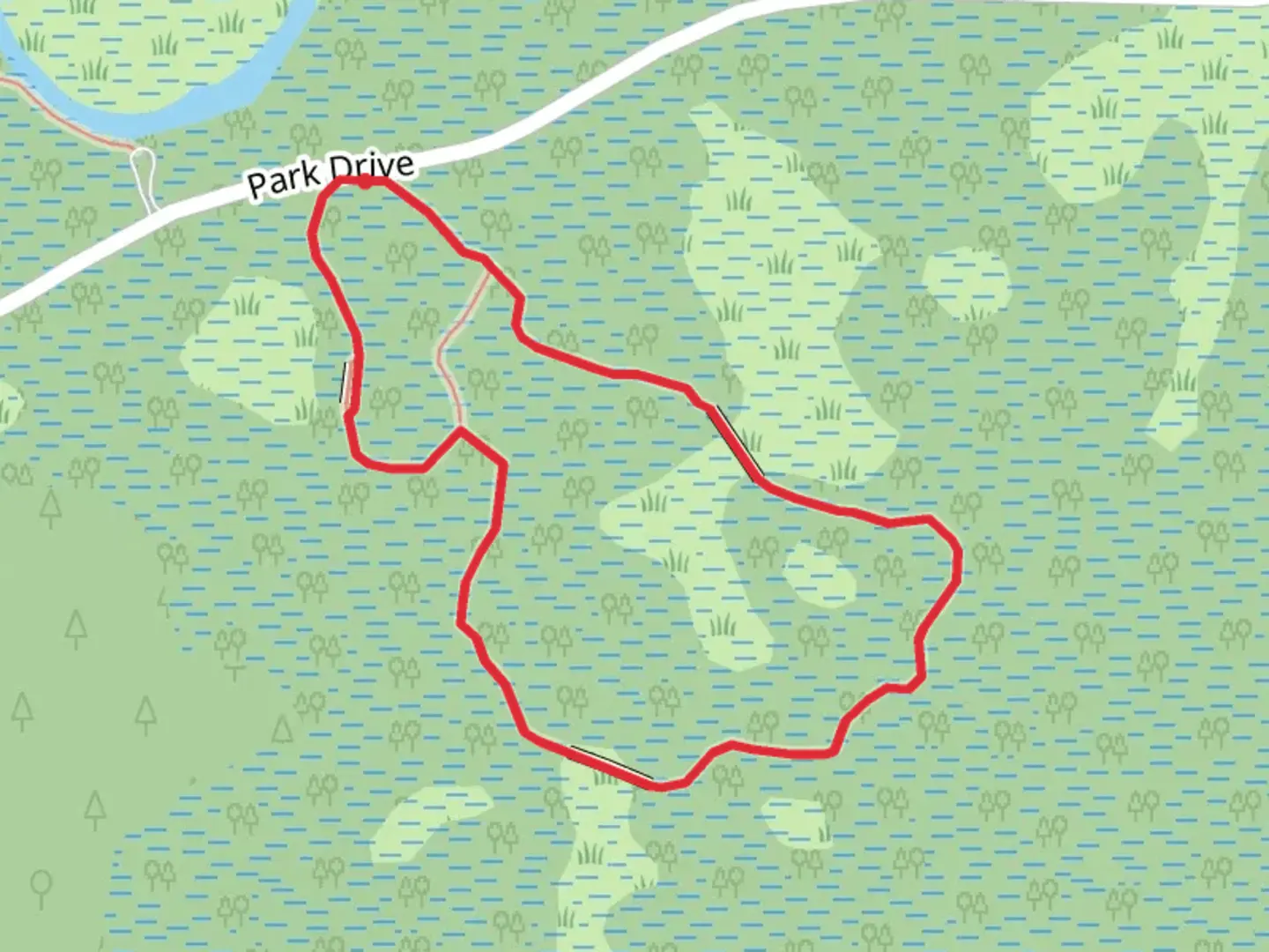 An image depicting the trail William S Boylston Nature Loop Trail and its surrounding area.