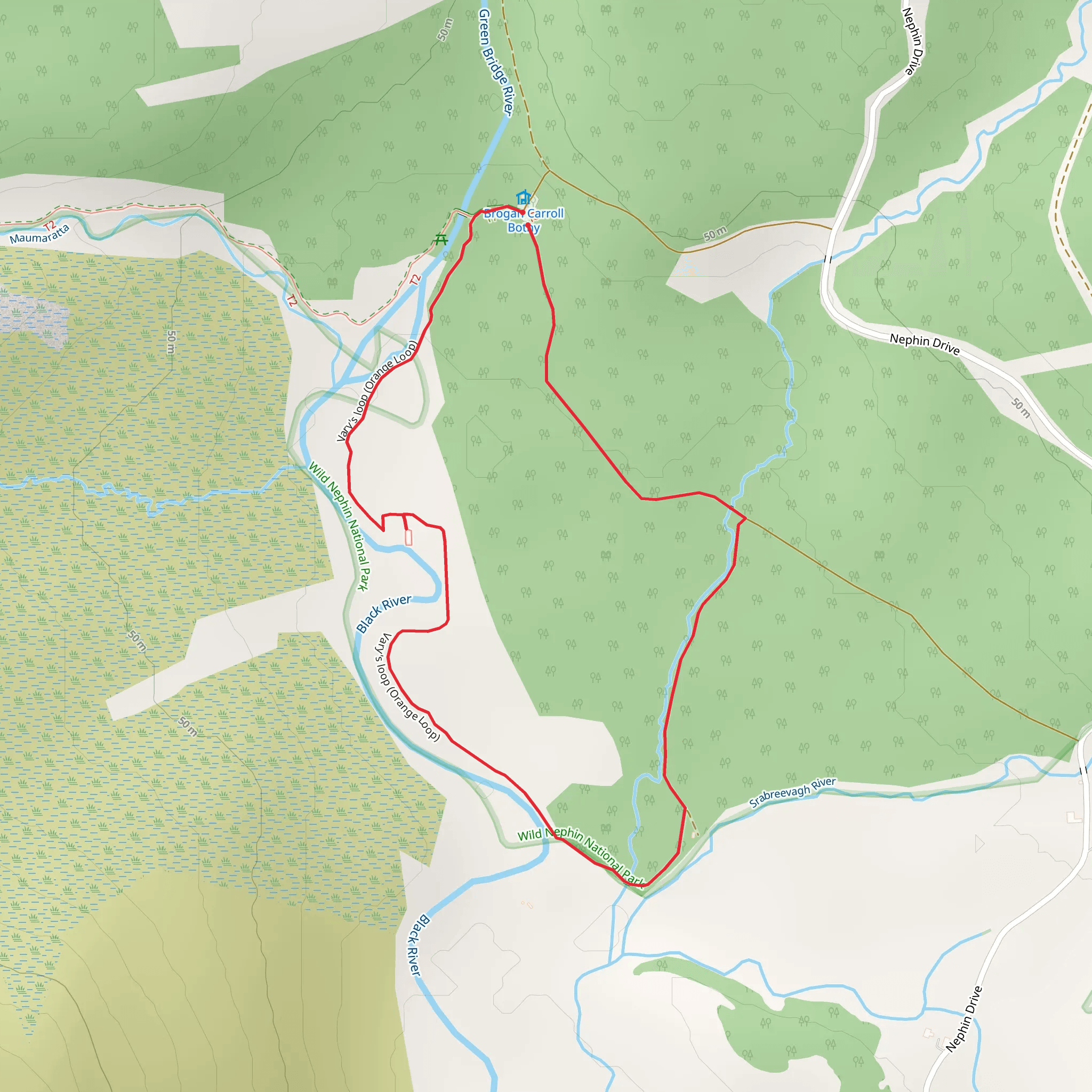 Vary's Loop mobile static map