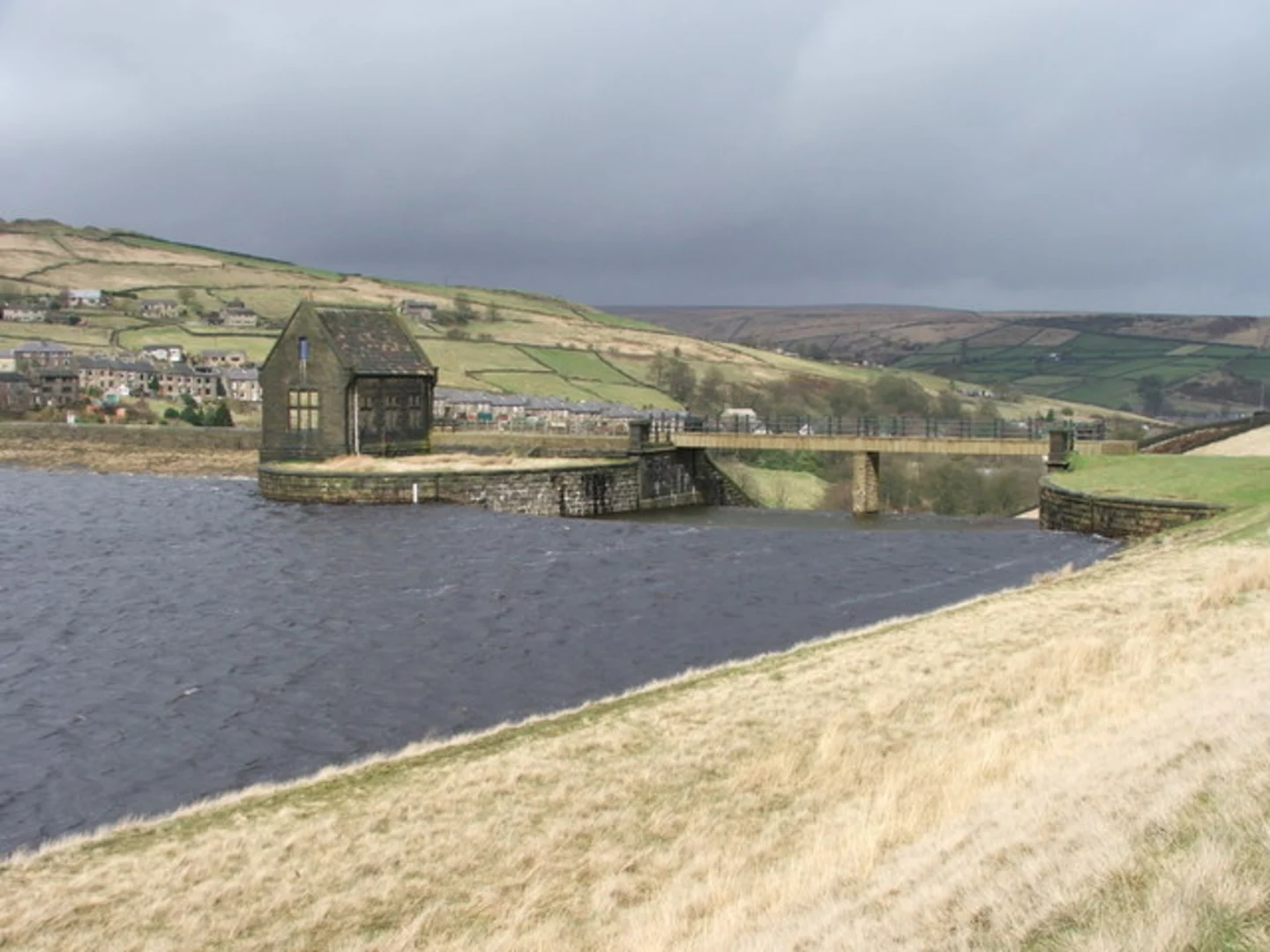 An image depicting the trail Delph to Marsden Walk via Butterley Reservoir and its surrounding area.
