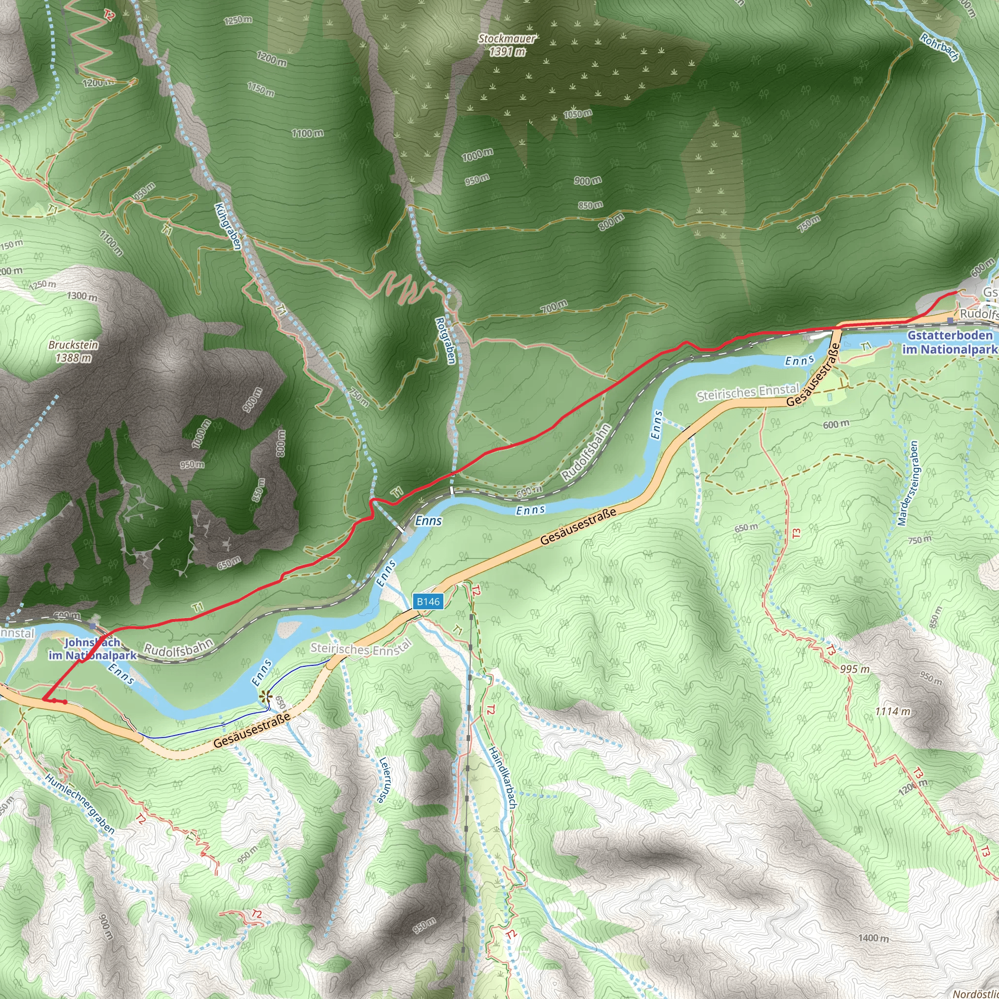 Rauchboden Nature Trail mobile static map