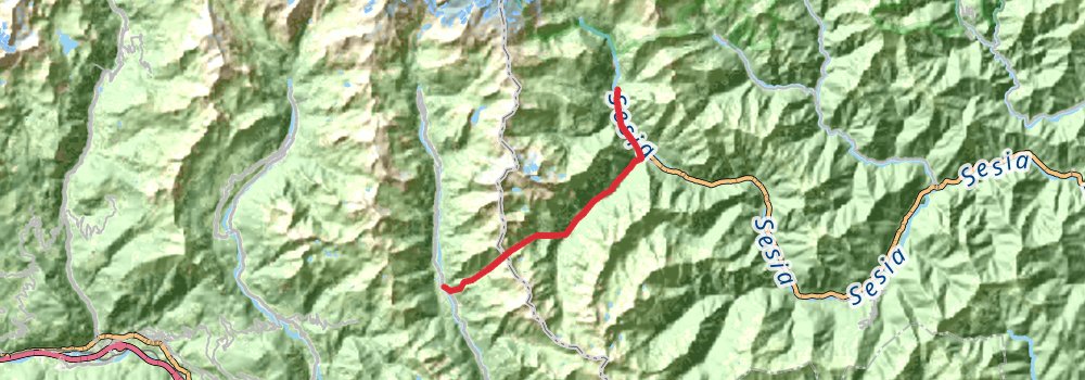 Via Alpina - Blue Trail stage 7 Map