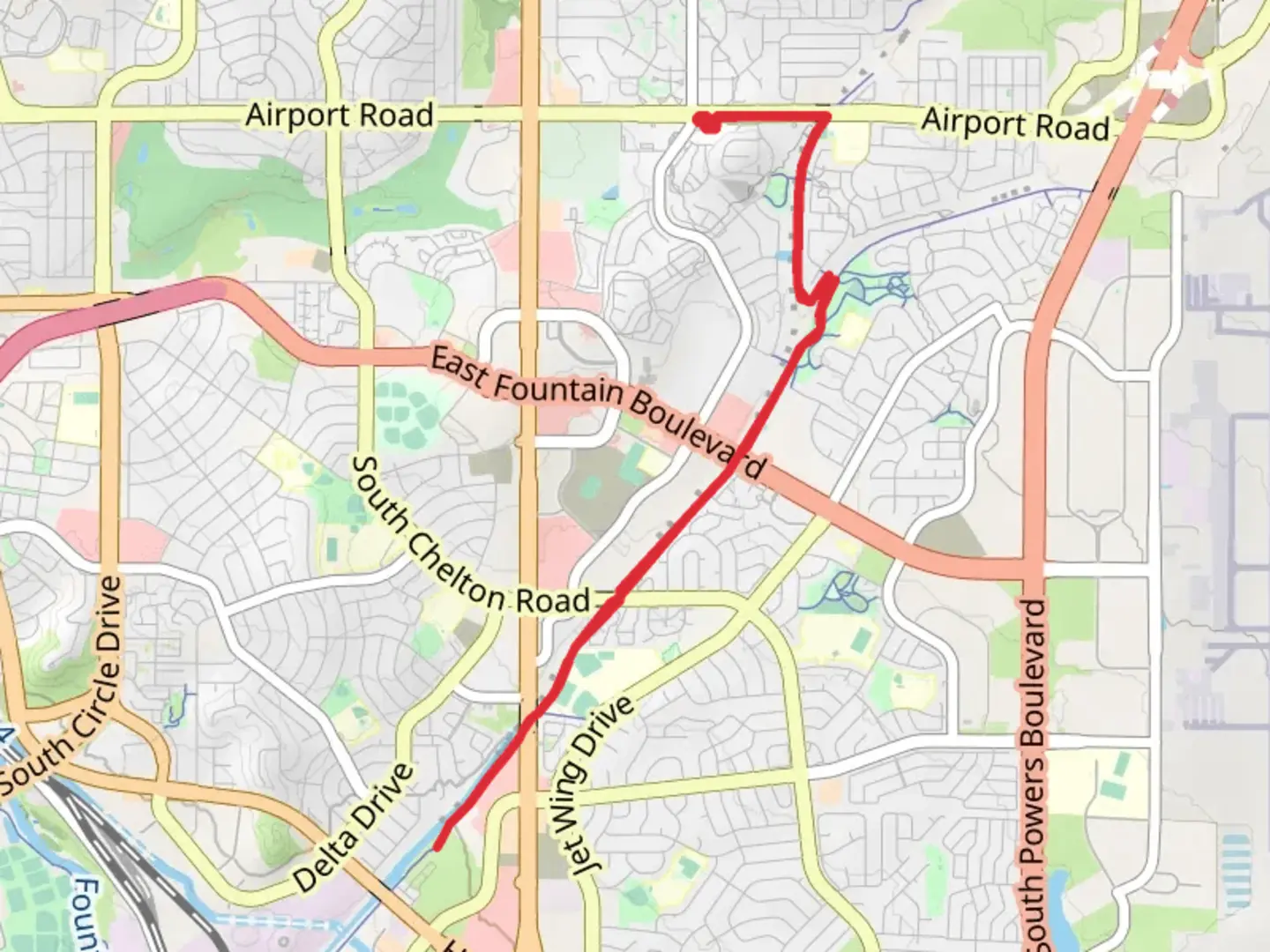 An image depicting the trail Sand Creek Trail Out and Back and its surrounding area.
