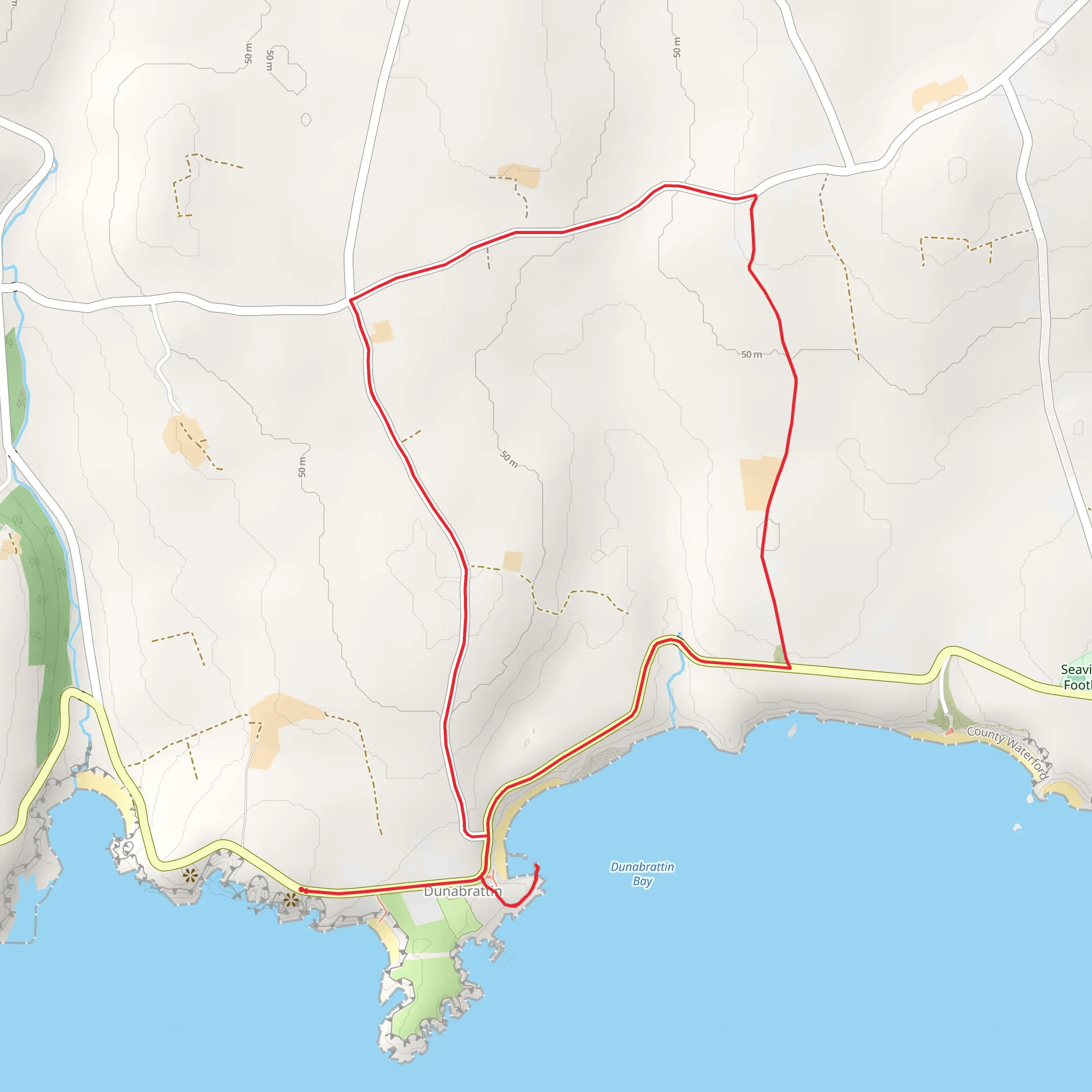 Boat Strand Walk - 2 mobile static map