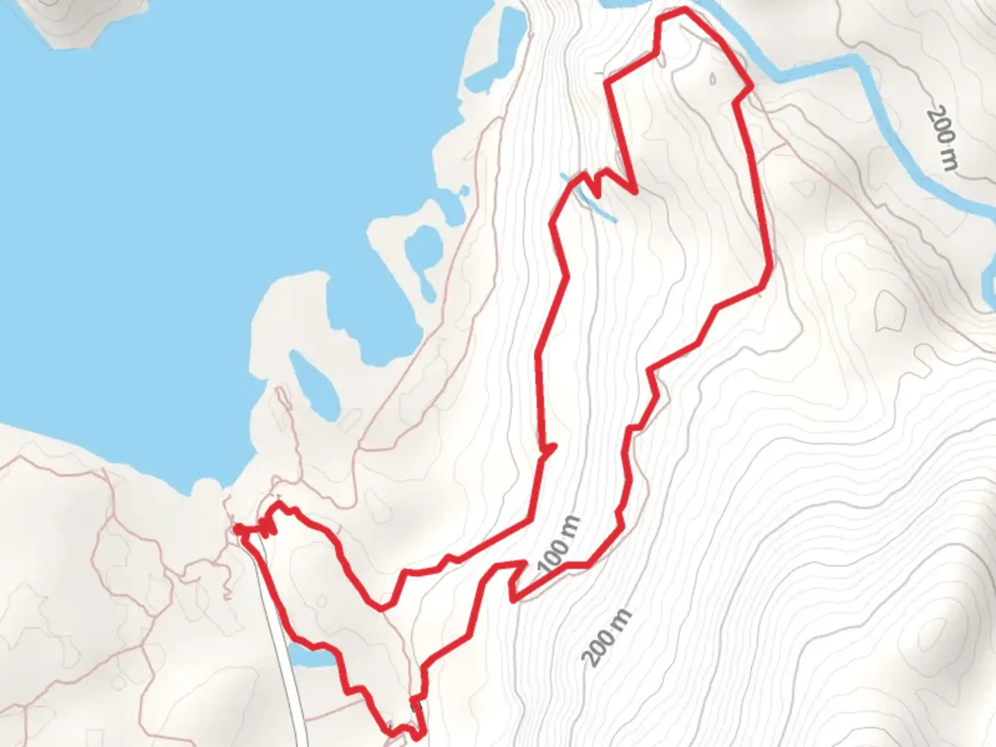 An image depicting the trail Trail of Time and East Glacier Loop Trail and its surrounding area.