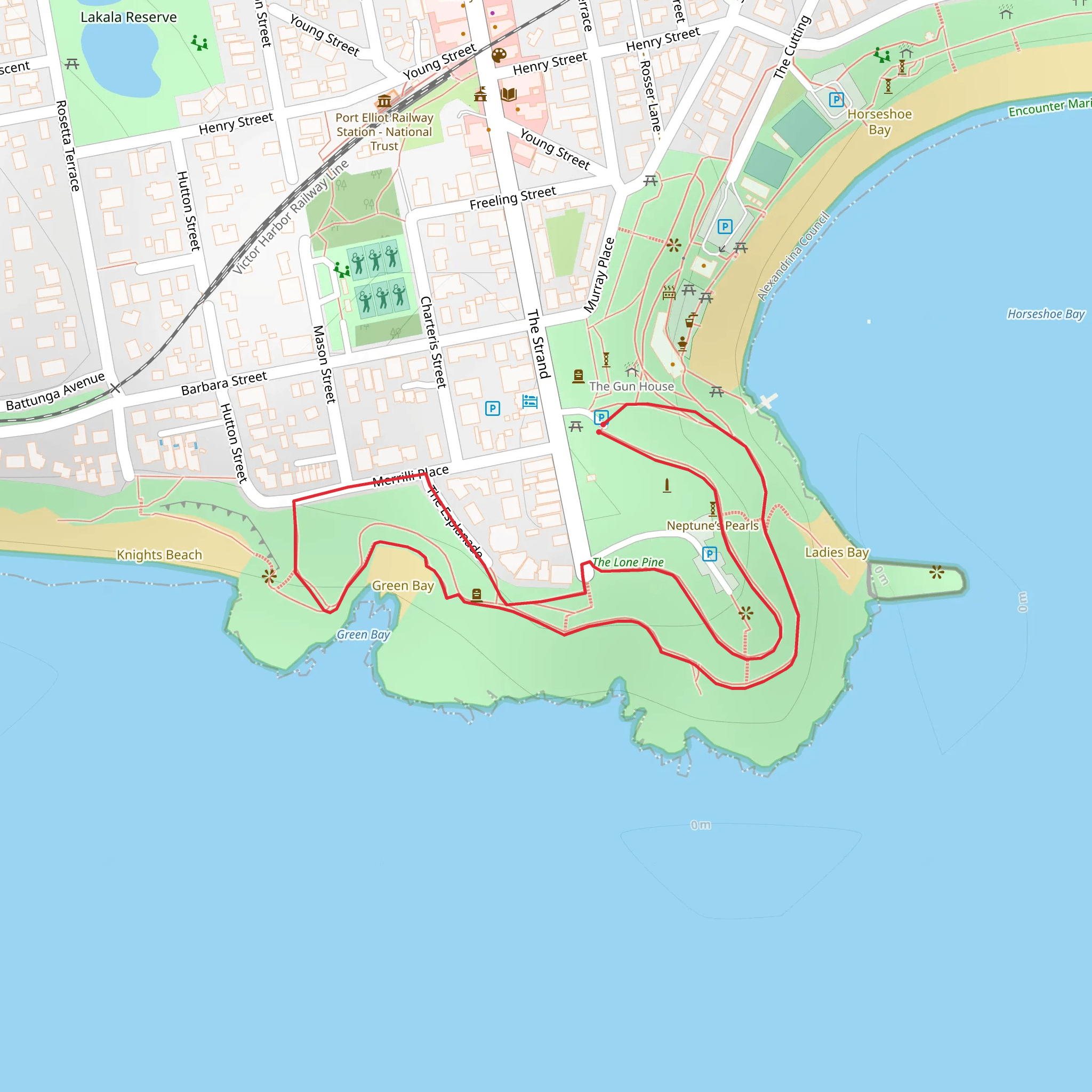 Harbourmasters Trail mobile static map