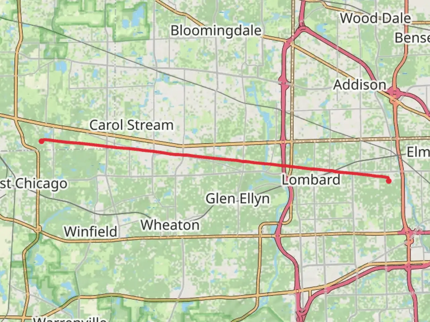 An image depicting the trail Great Western Trail and its surrounding area.