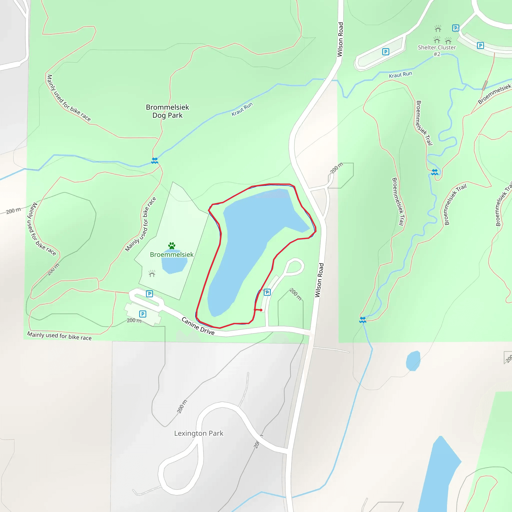 Wilson Road Loop mobile static map