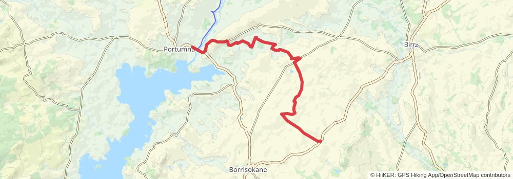 Beara Breifne Way stage 20 Map