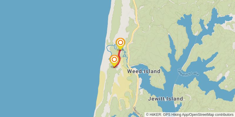 Tahkenitch Creek Trail alt 1 Map