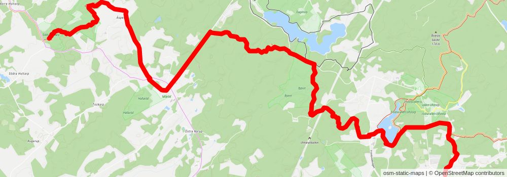 Skåneleden 3 stage 4 Map