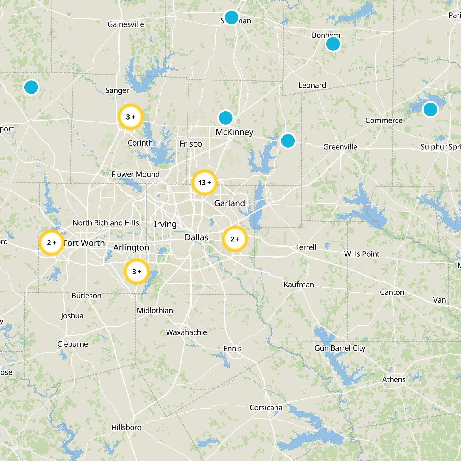 Dallas County Static Map