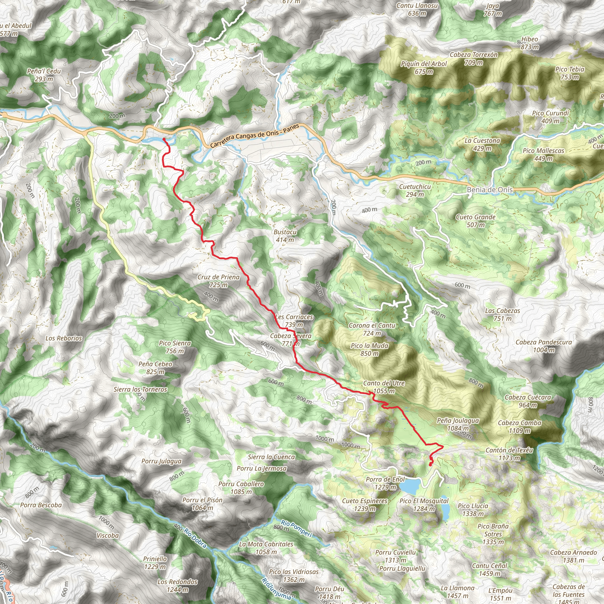 Ruta de Frassinelli PR PNPE 1 mobile static map