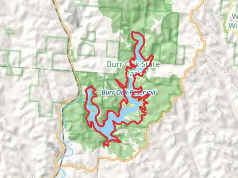 Burr Oak Reservoir Loop