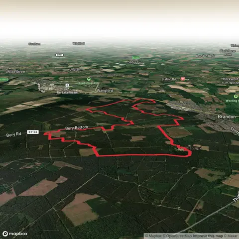 Walled Garden, Bury Bottom and Basil William Covert Loop