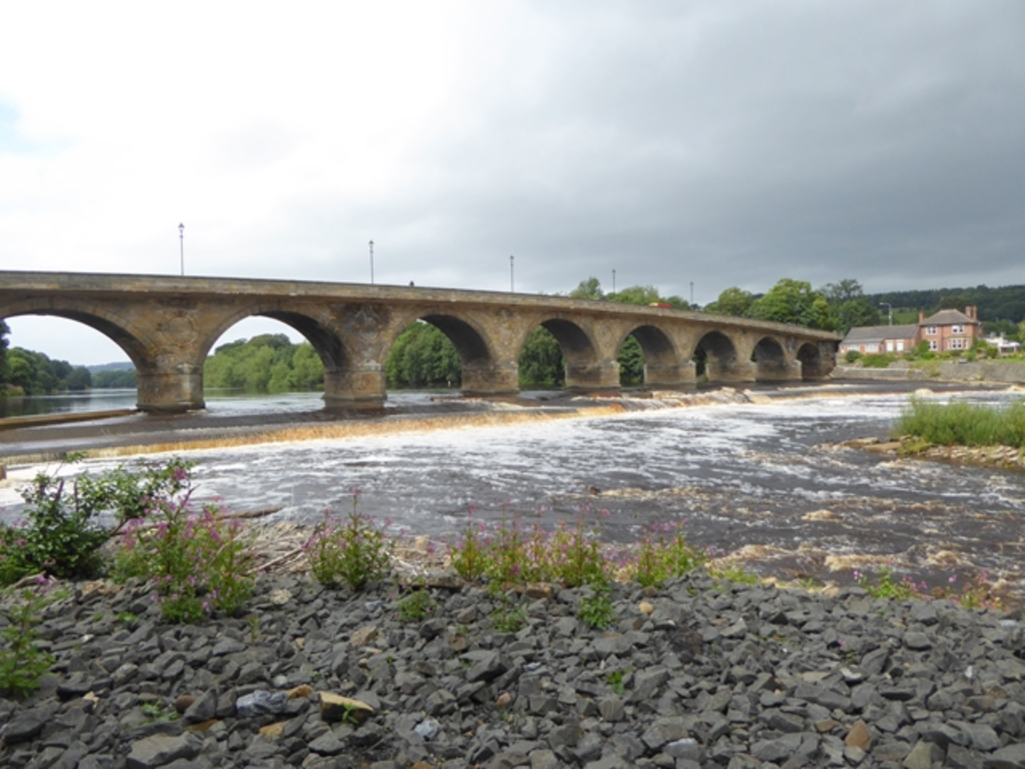 An image depicting the trail Hexham Loop and its surrounding area.