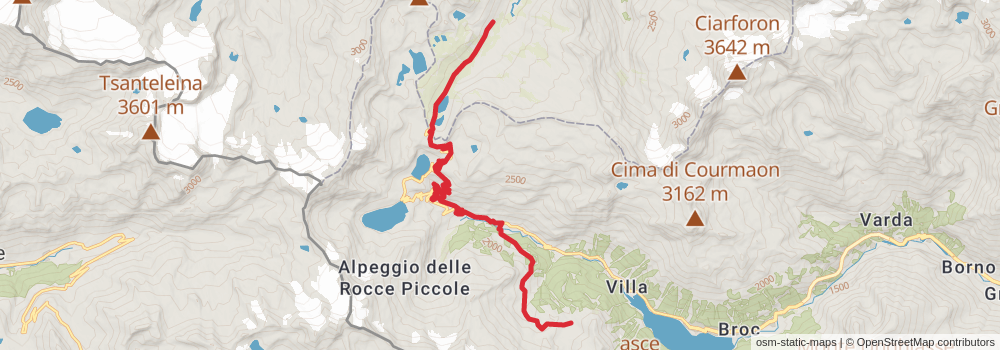 Sentiero Italia - Alps Section stage 146 Map