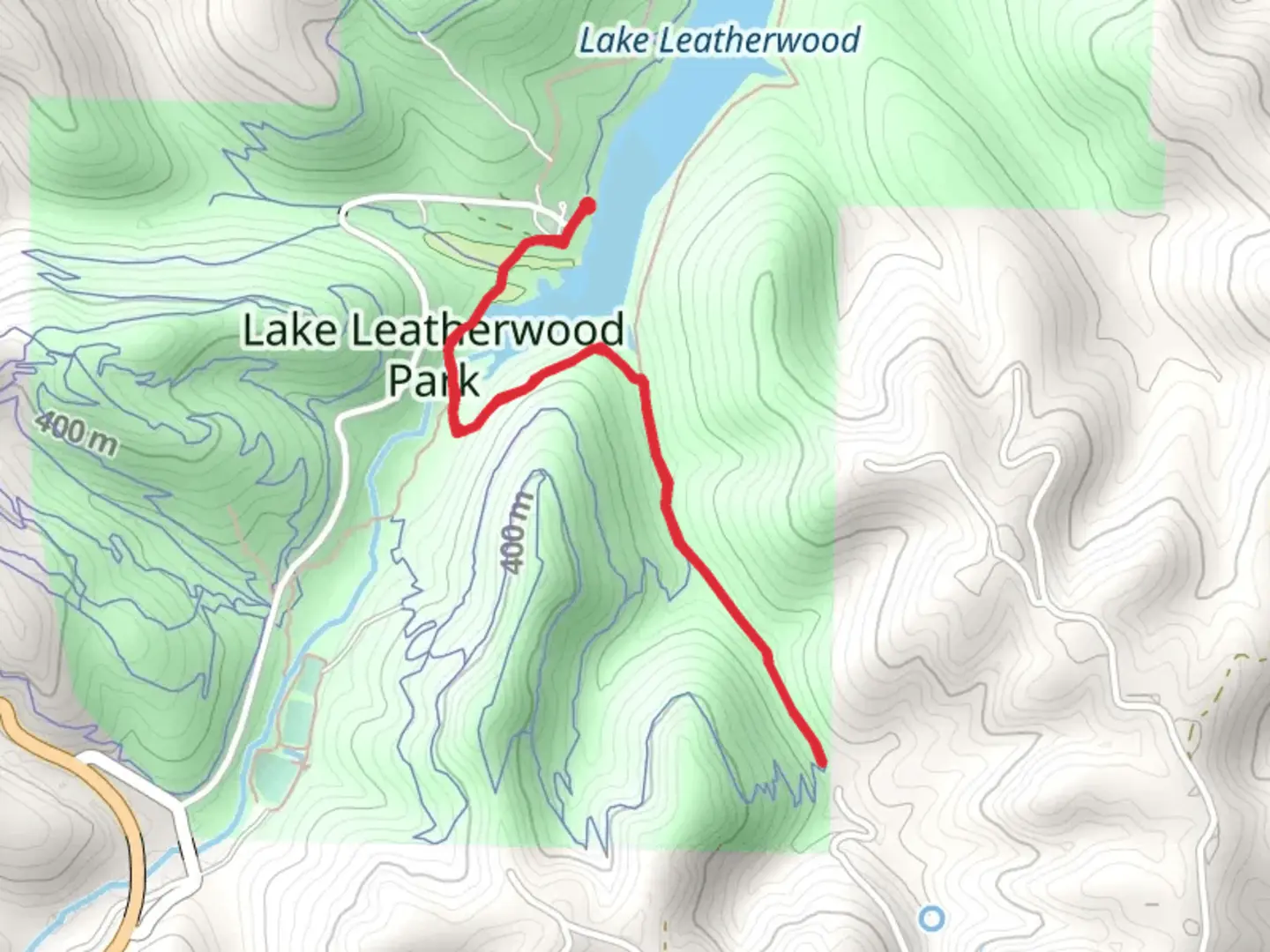 An image depicting the trail Hyde Hollow Trail and its surrounding area.