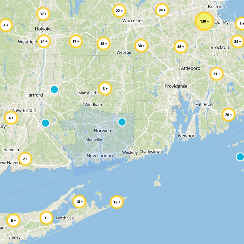 New London County Static Map
