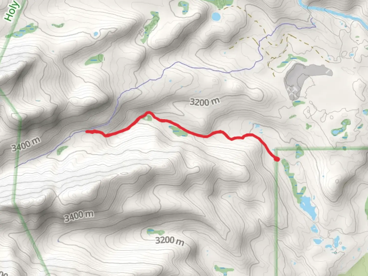 An image depicting the trail Longs Gulch Trail and its surrounding area.