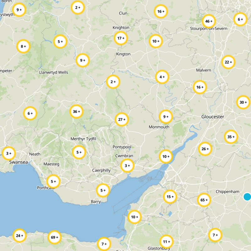 Monmouthshire Static Map