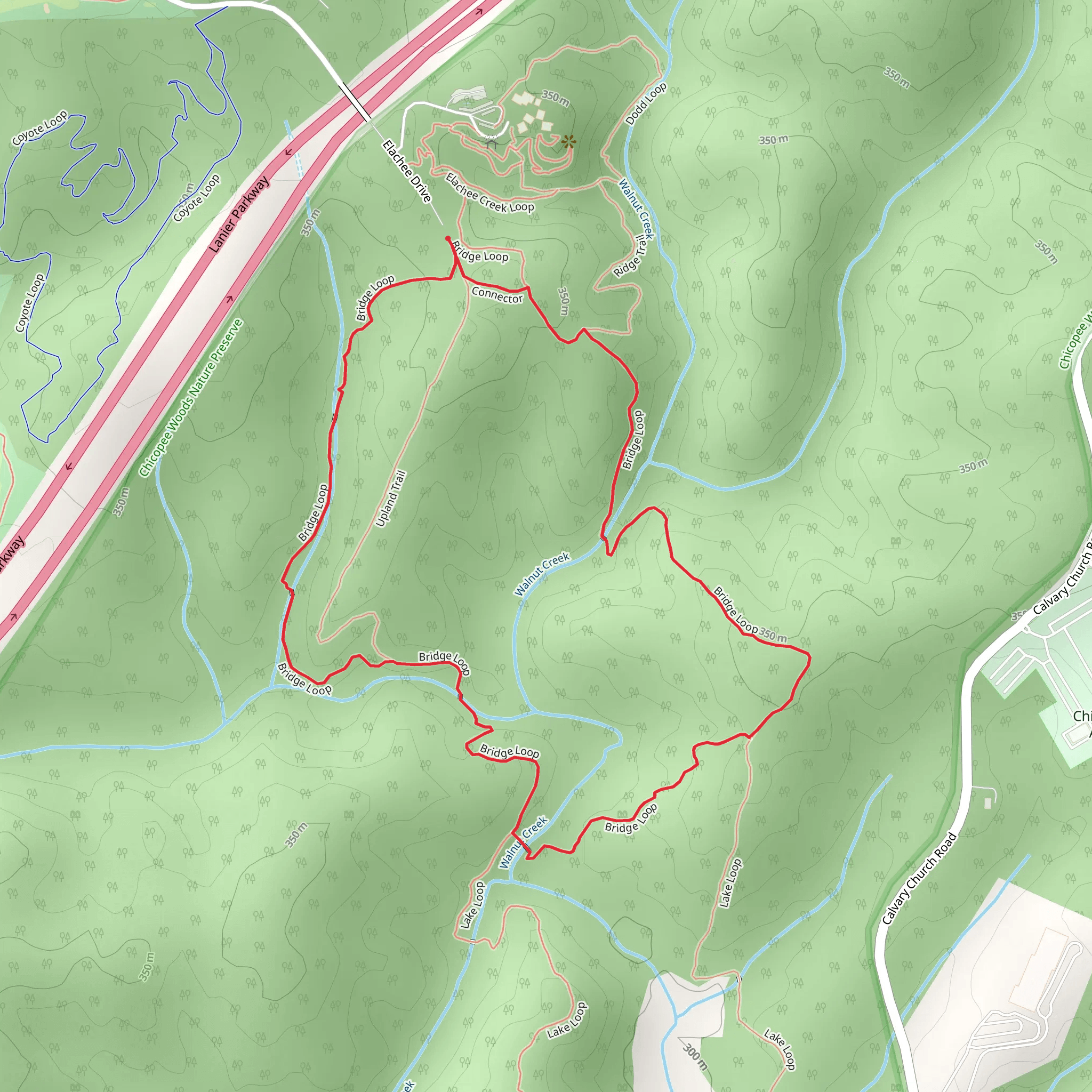 Ridge Loop mobile static map