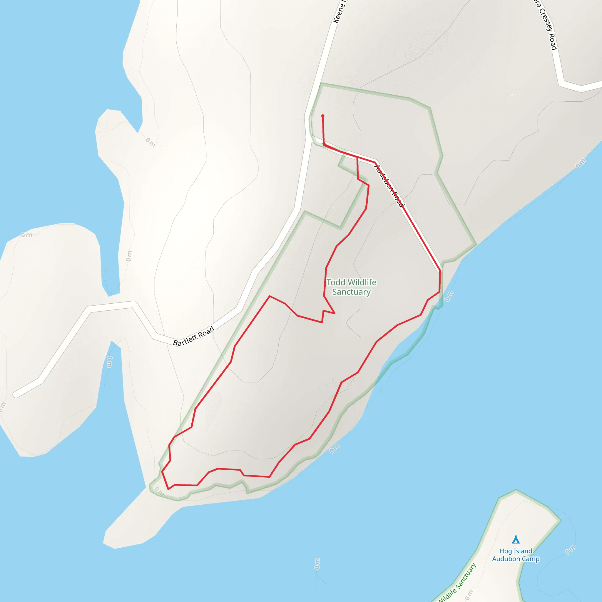 Audobon Loop in Ram Island mobile static map