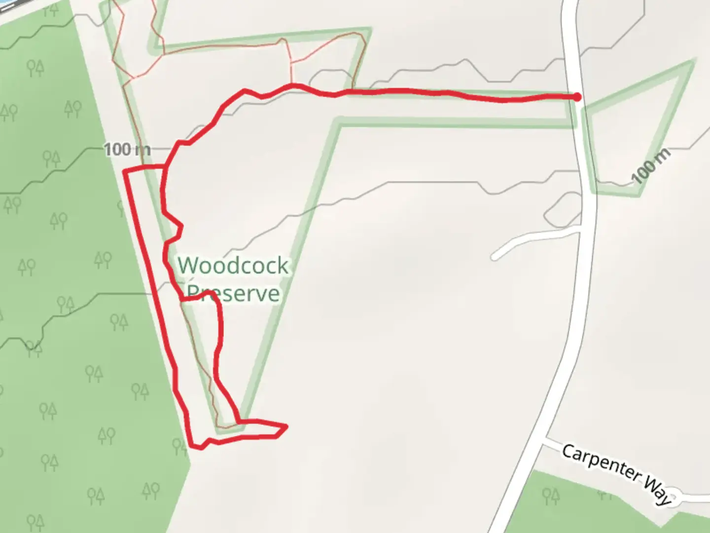 An image depicting the trail White Trail Loop from Elnora and its surrounding area.