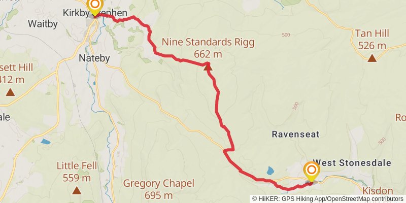 Swale Way stage 7 Map