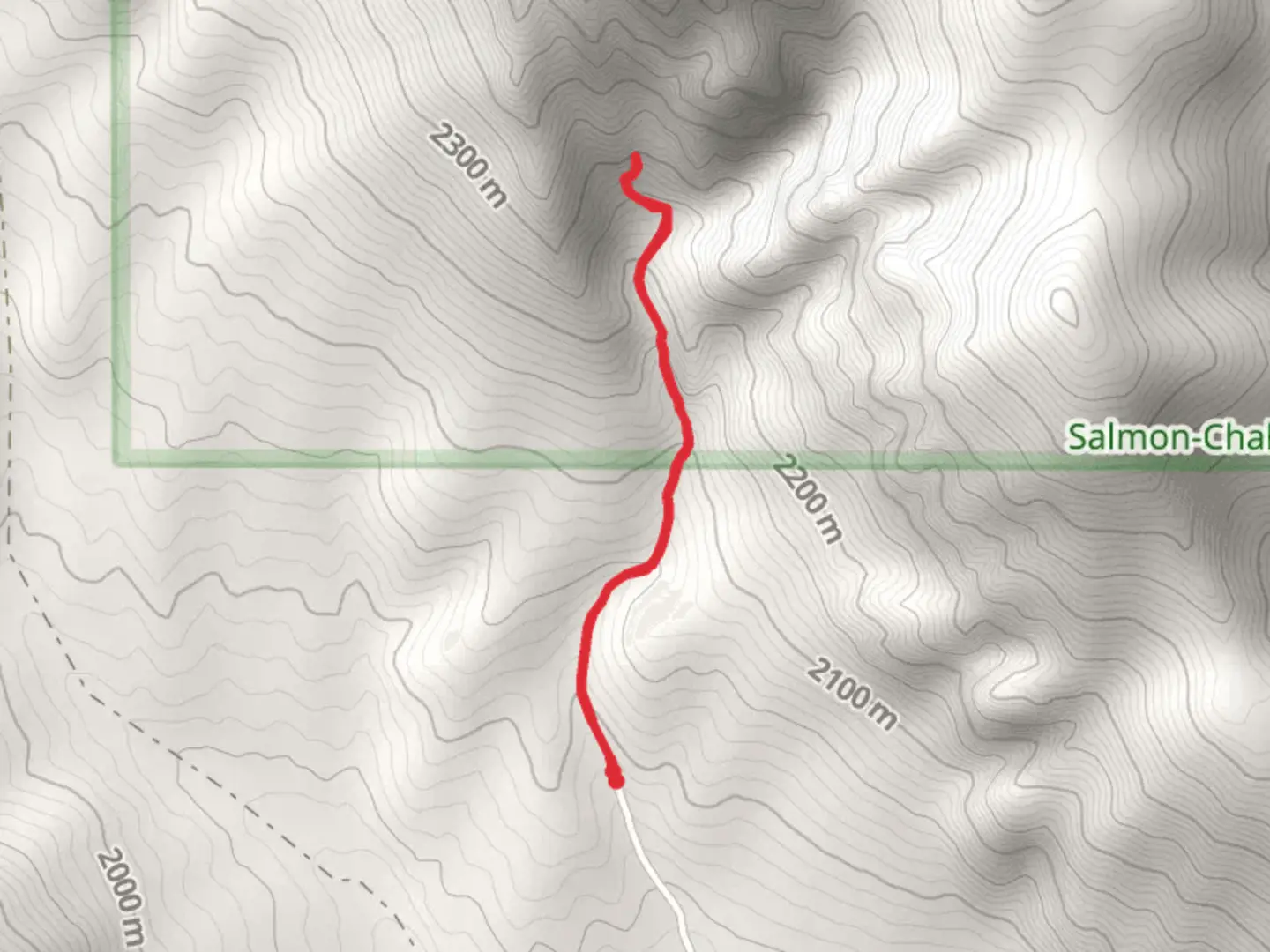 An image depicting the trail King Mountain Natural Arch and its surrounding area.