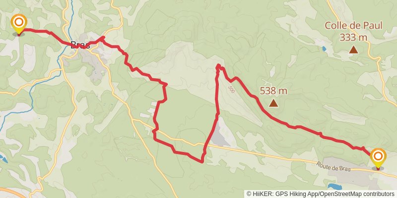 Camino Menton-Candanchu via Arles stage 14 Map