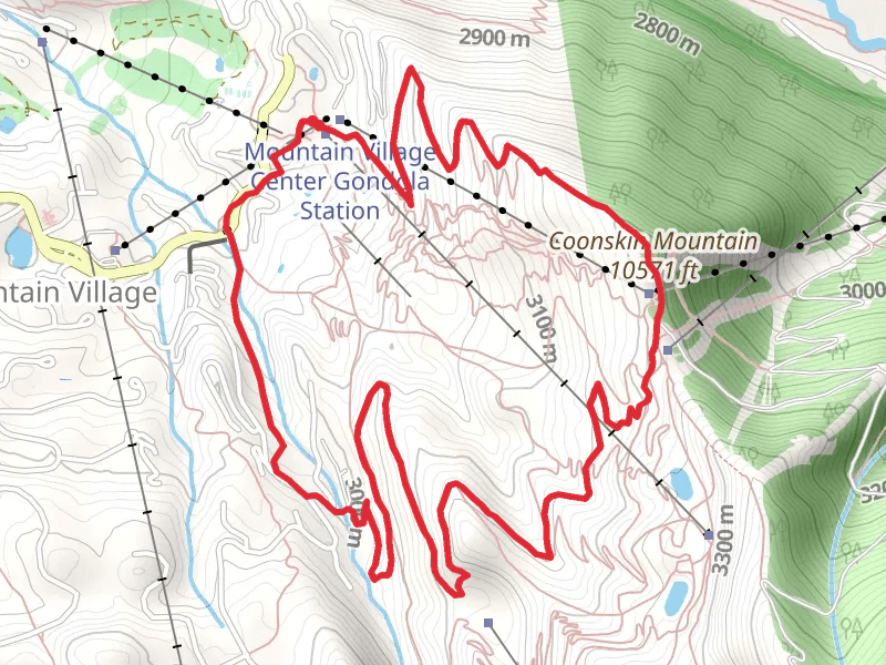 Coorskin Mountain via Ridge Trail and Village Loop