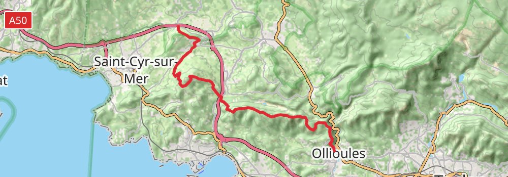 GR 51 stage 28 Map