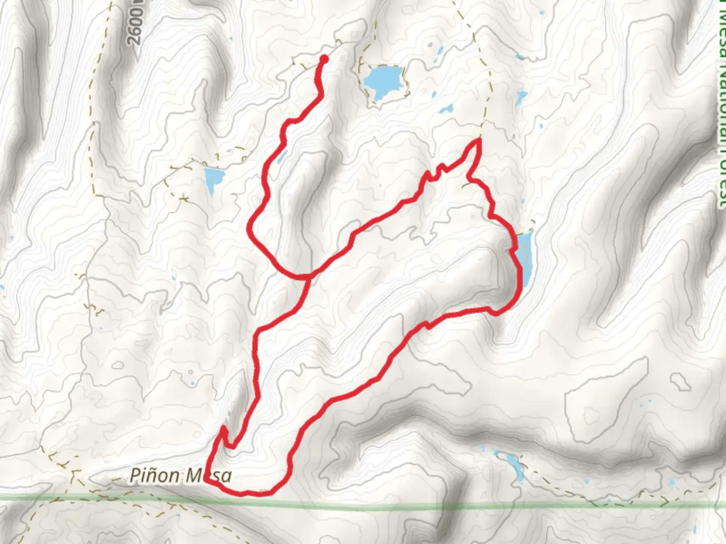 An image depicting the trail Turkey Flats, Haypress and Fruita Reservoir No 1 Loop and its surrounding area.