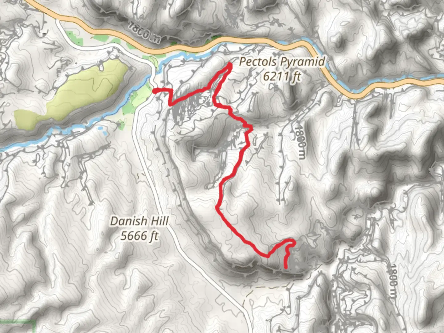 An image depicting the trail Cassidy Arch via Cohab Canyon Trail and its surrounding area.