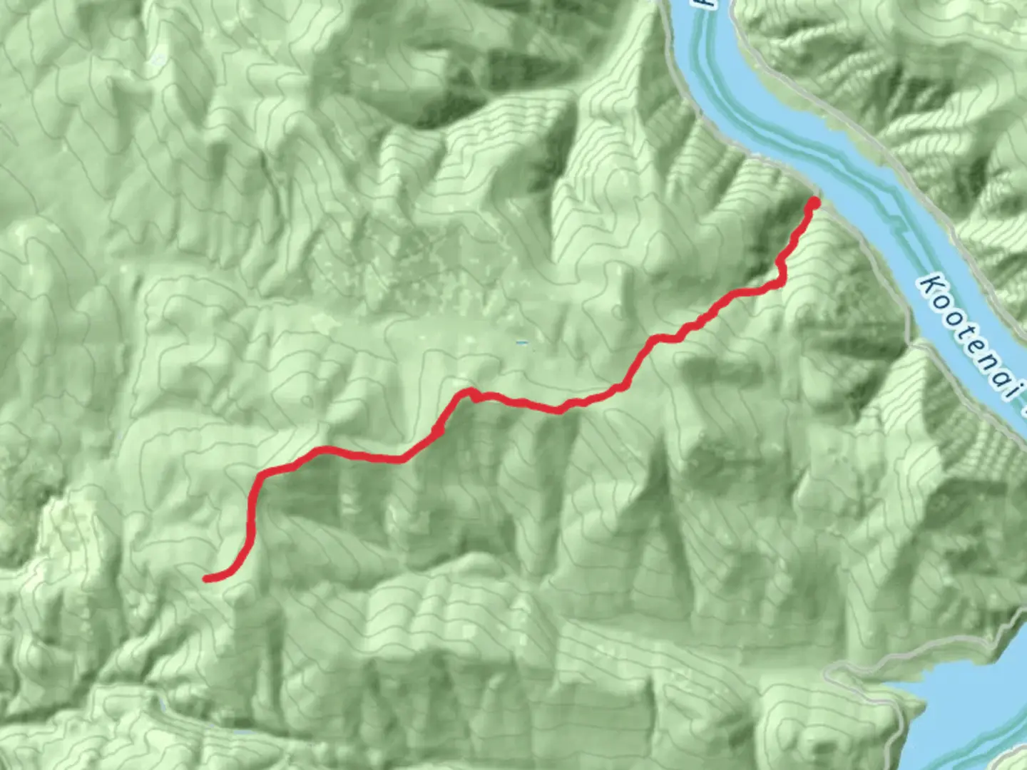 An image depicting the trail Giebler - Lost Soul Divide Trail and its surrounding area.