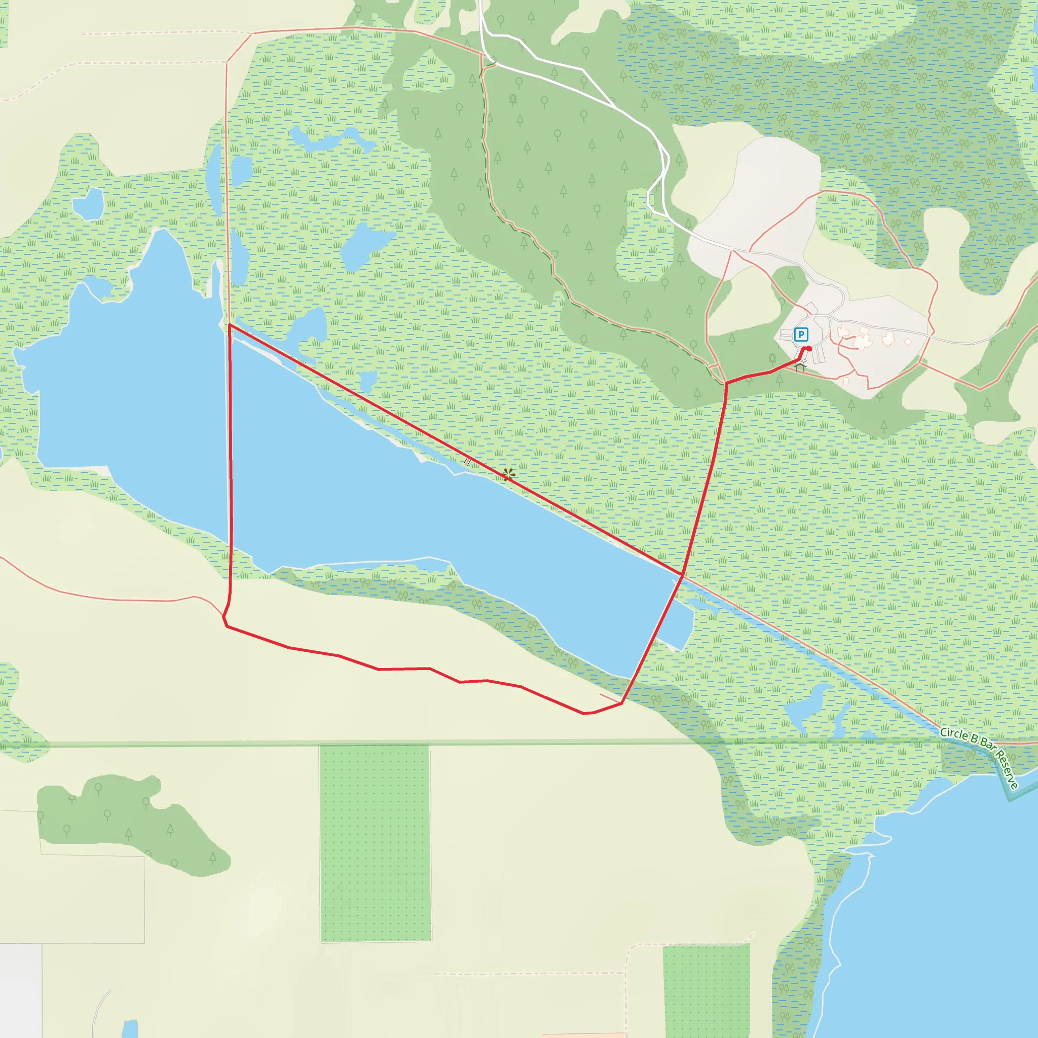 B Bar Reserve Loop mobile static map