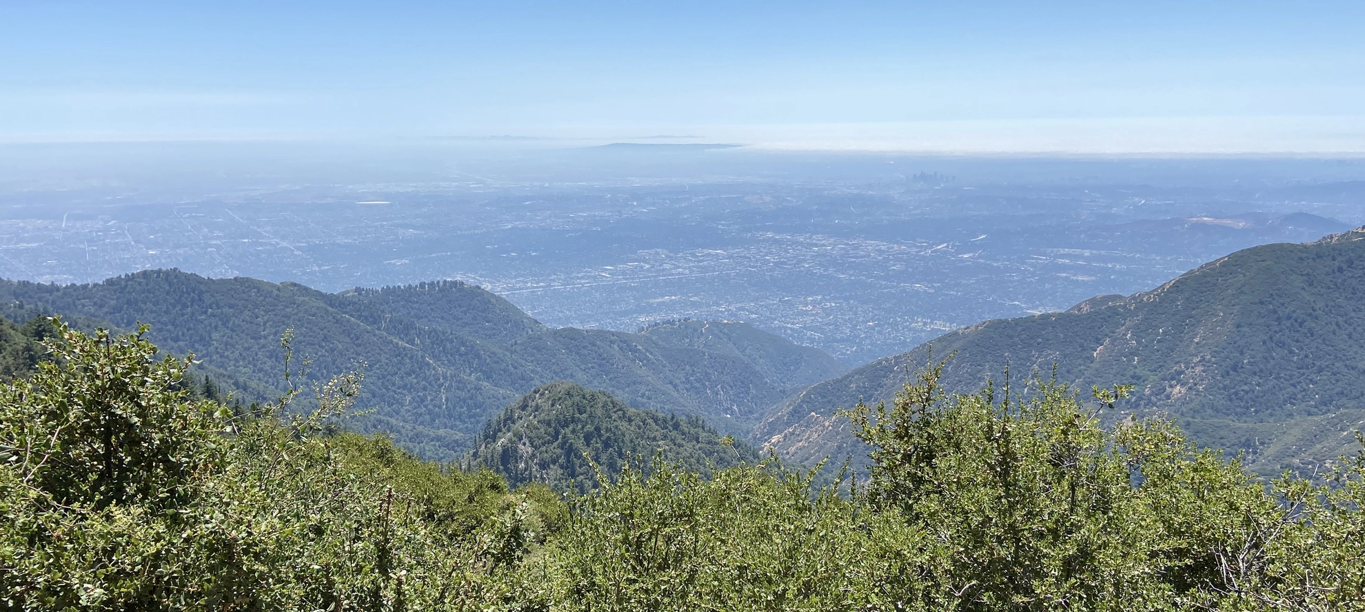 An image depicting the trail Flint Peak from Figueroa Street and its surrounding area.