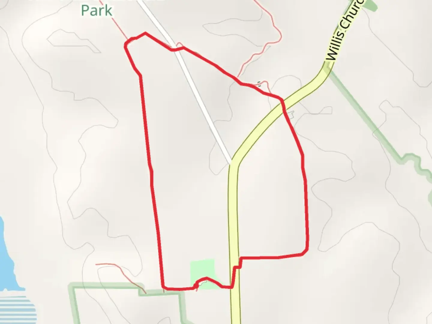 An image depicting the trail Malvern Hill Loop Trail and its surrounding area.