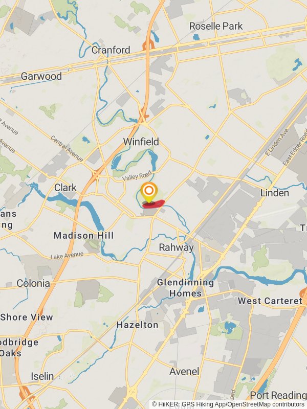 Parkway Drive Loop via Rahway River