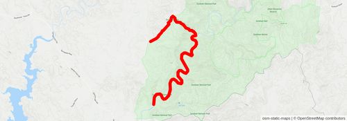 Blue Gorge - Ooline Creek Circuit Track stage 2 Map