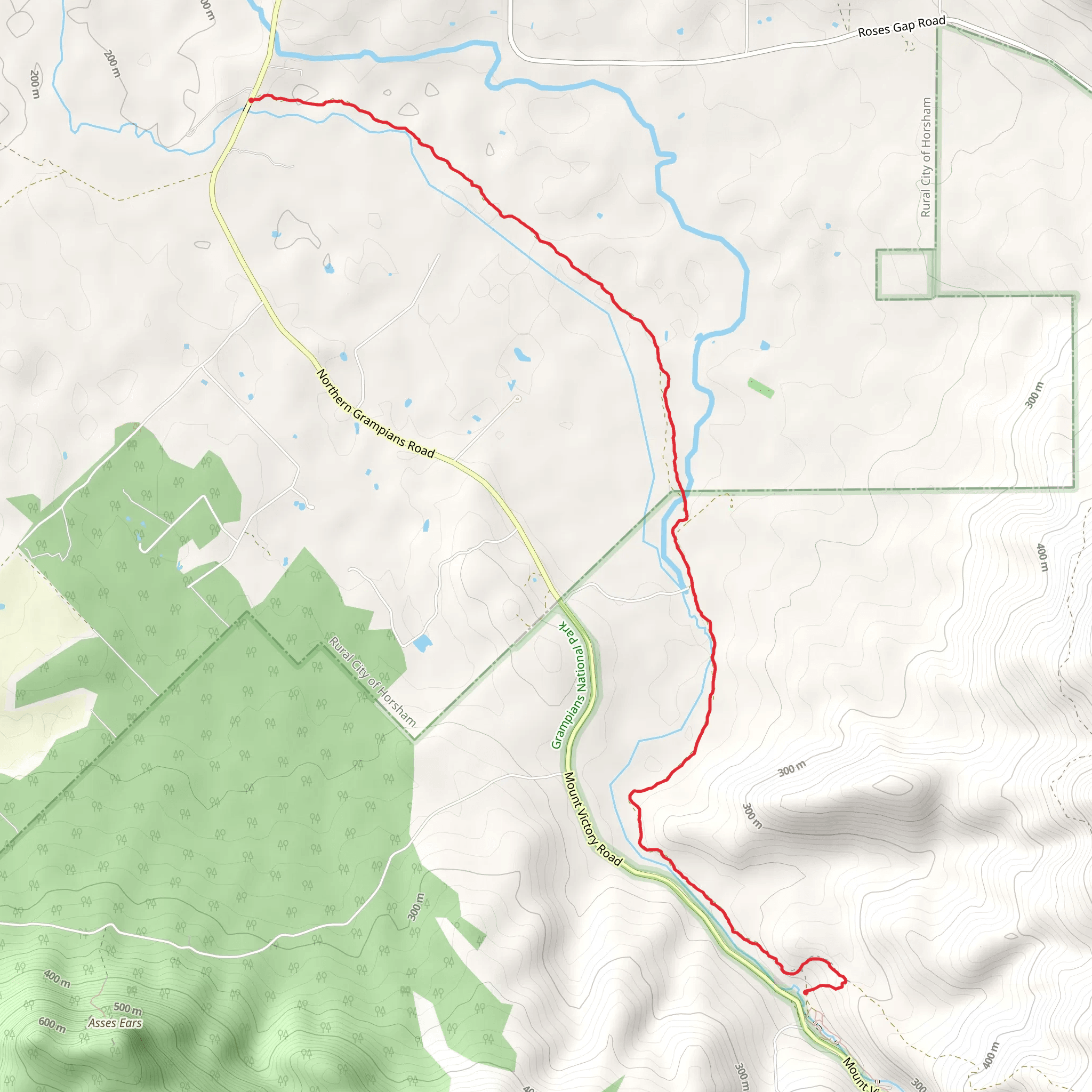 MacKenzie River Bun-nah Trail mobile static map