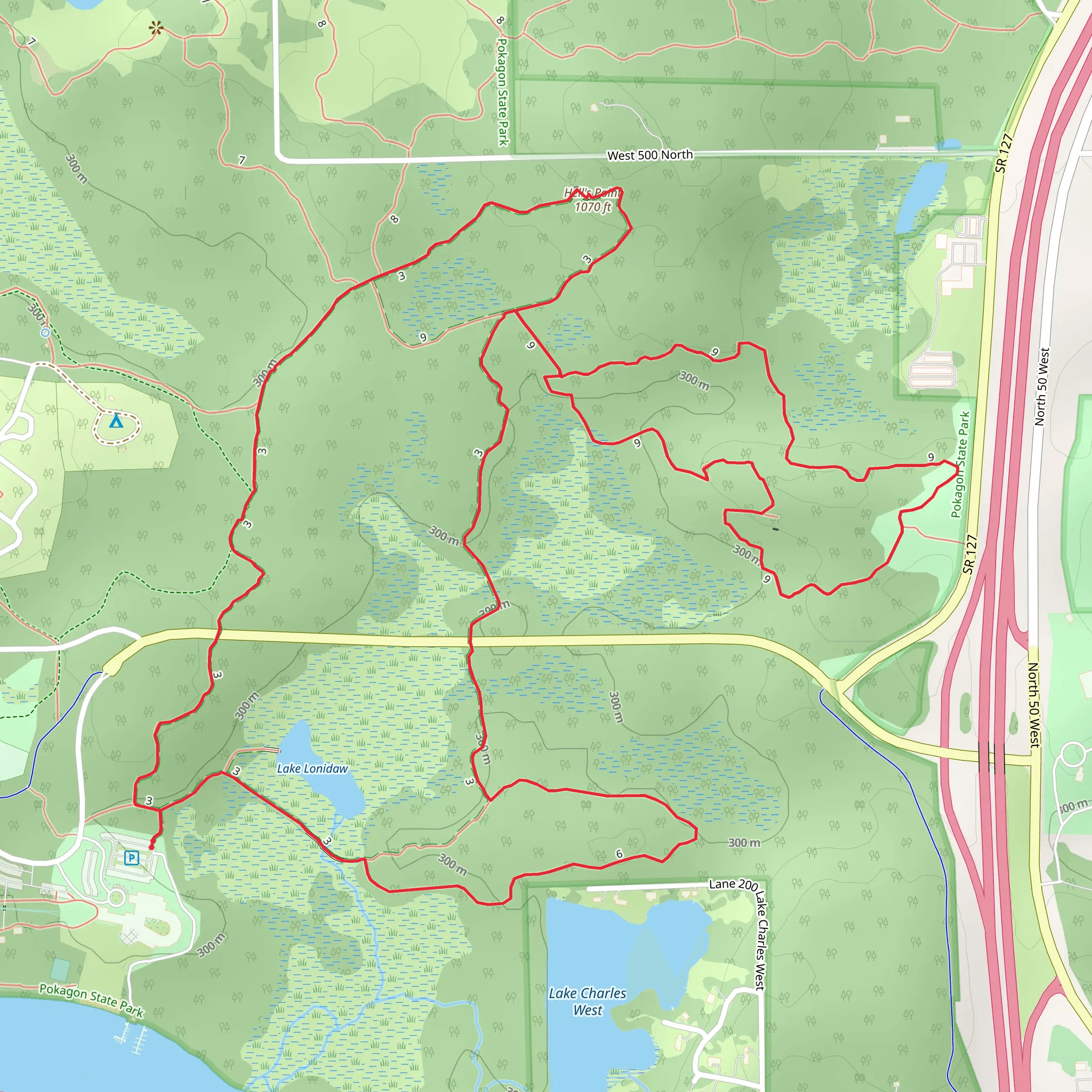 Hell's Point Challenge Loop mobile static map