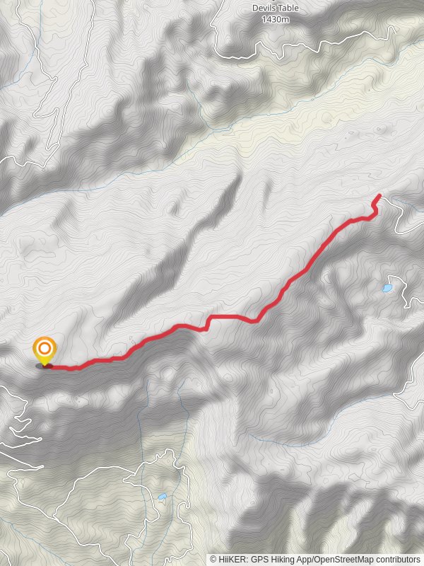 Bethel Ridge Trail mobile static map