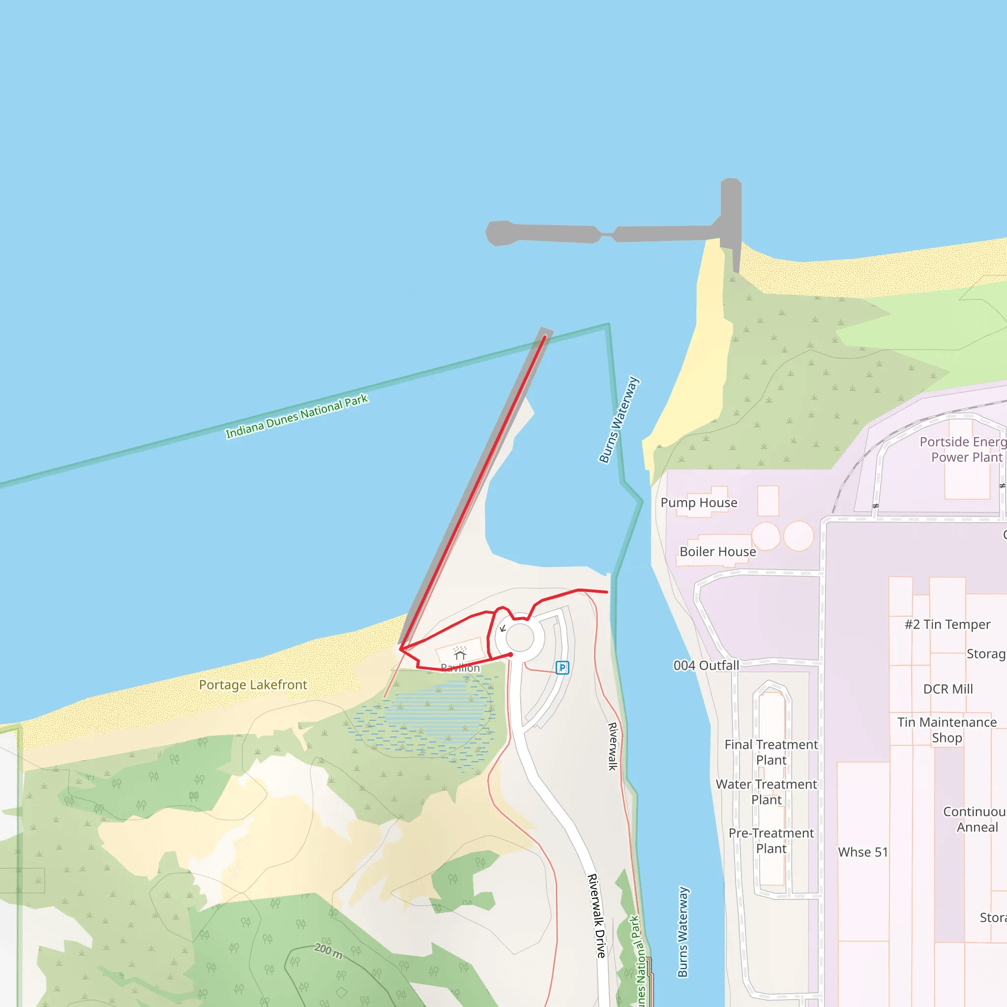 Riverwalk Drive mobile static map