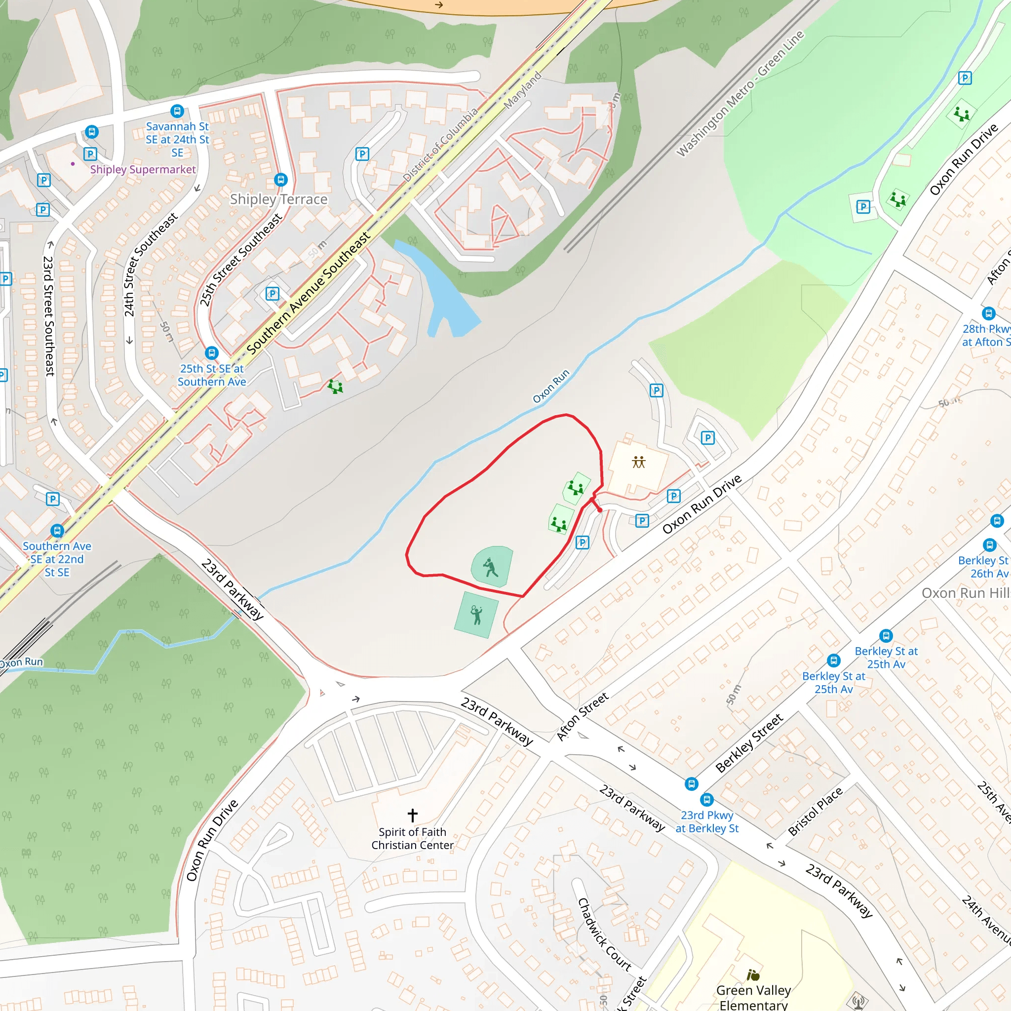 Oxon Run Loop mobile static map