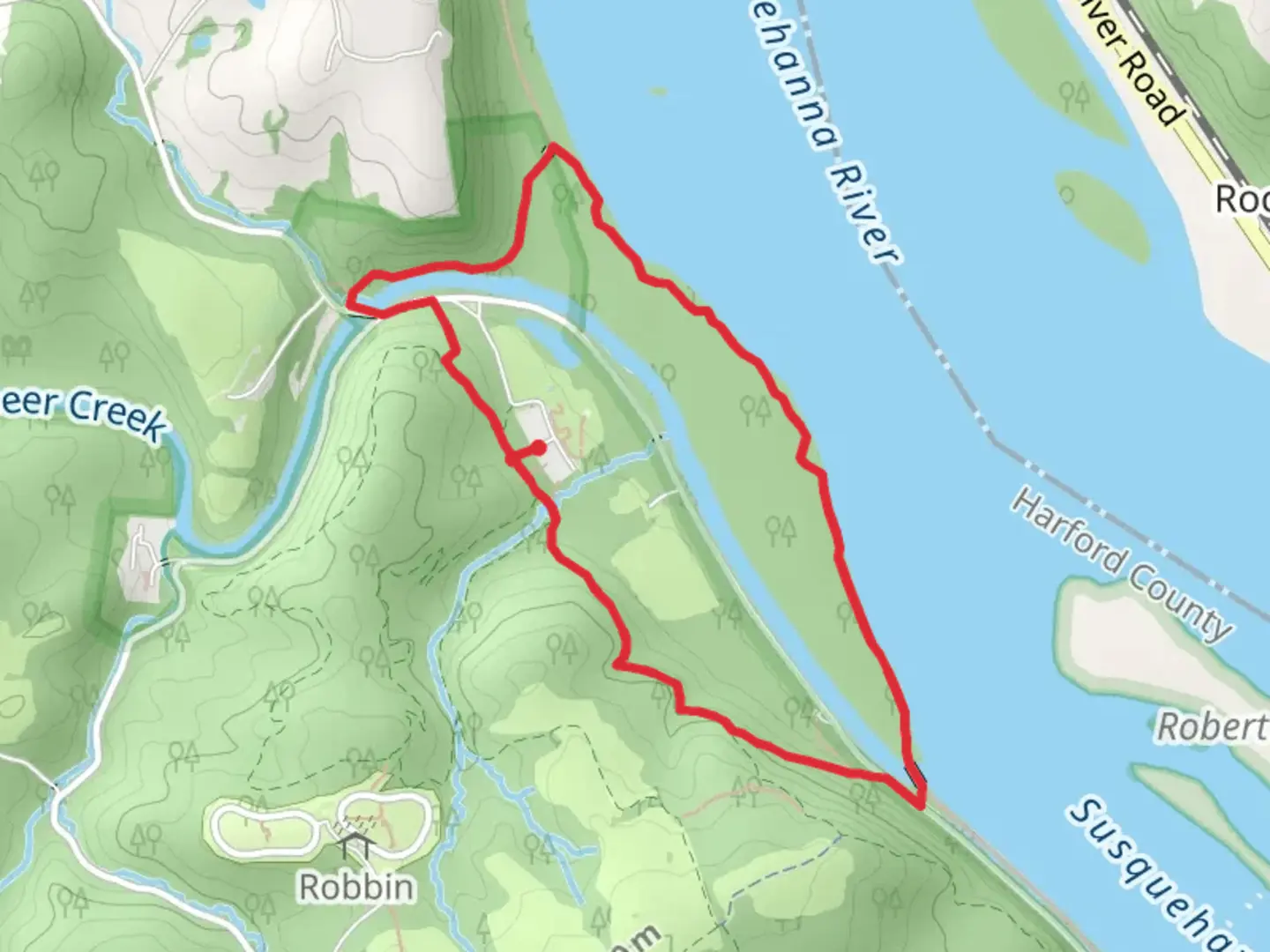 An image depicting the trail Susquehanna Ridge, Mason-Dixon and Deer Creek Loop Trail and its surrounding area.