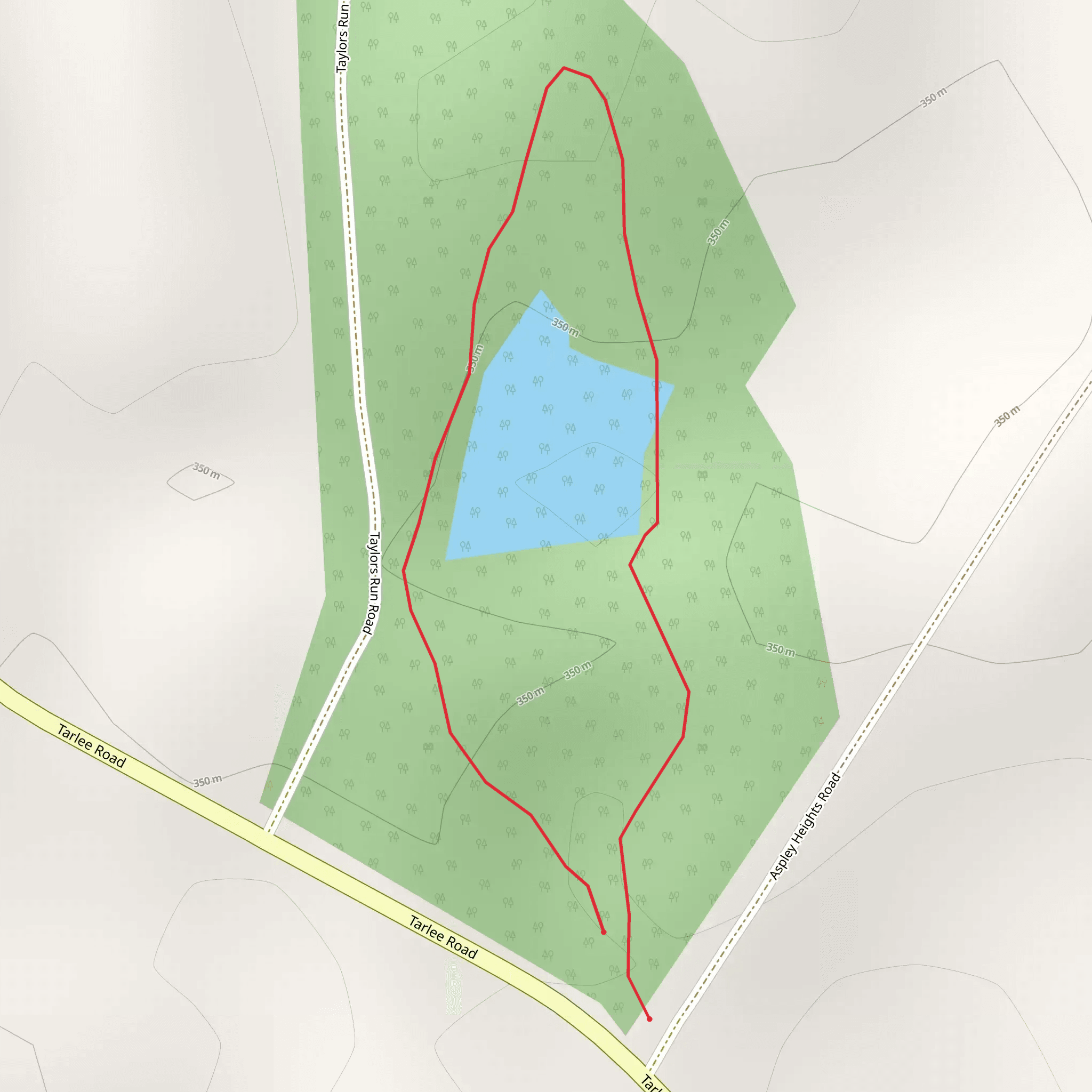The Pines Conservation Reserve mobile static map